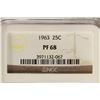 Image 3 : 1963 WASHINGTON SILVER QUARTER NGC PF68