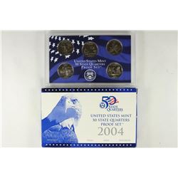 2004 US 50 STATE QUARTERS PROOF SET WITH BOX