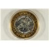 Image 1 : CASINO $10 SILVER TOKEN (UNC) TREASURE ISLAND AT