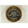Image 2 : CASINO $10 SILVER TOKEN (UNC) TREASURE ISLAND AT