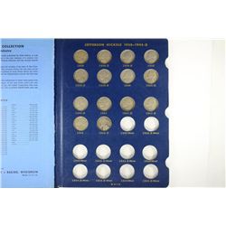PARTIAL 1938-1964 JEFFERSON NICKELS ALBUM