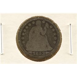 1853 SEATED LIBERTY DIME