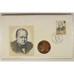 1974 CHURCHILL BIRTH CENTENARY PNC HIGH RELIEF