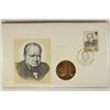 Image 1 : 1974 CHURCHILL BIRTH CENTENARY PNC HIGH RELIEF