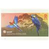 Image 1 : 2016 ATLANTIC FOREST MACAW $2 COLORIZED CRISP UNC