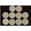 Image 2 : 10 ASSORTED 1939-1945 MERCURY DIMES