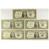Image 1 : 1957 & 4-1957-B $1 SILVER CERTIFICATES BLUE SEALS