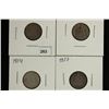Image 1 : 1852, 1853, 1854 & 1857 SEATED LIBERTY DIMES