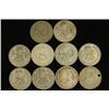 Image 2 : 10 ASSORTED 1958-1964 MEXICO .100 SILVER PESOS