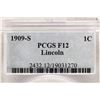 Image 3 : 1909-S LINCOLN CENT KEY DATE PCGS F12