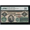 Image 1 : 1862 $2 Legal Tender Note PMG 35