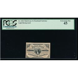 3 Cent Third Issue Fractional Note PCGS 45