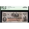 Image 1 : 1862 $100 Confederate States of America Note PCGS 65PPQ