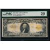 Image 1 : 1922 $20 Gold Certificate PMG 20