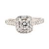 Image 2 : 0.87 ctw Diamond Ring - 14KT White Gold