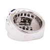Image 3 : 3.02 ctw Sapphire And Diamond Ring - 14KT White Gold