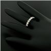 Image 5 : NEW 14K White Gold 1.25 ctw Prong Large Round Brilliant Diamond Wedding Band Rin