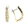 Image 2 : 0.85 ctw Diamond Earrings - 14KT Yellow Gold
