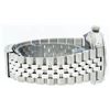 Image 3 : Rolex Mens Stainless Steel Silver Diamond Datejust Wristwatch