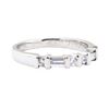 Image 1 : 0.40 ctw Diamond Ring - 14KT White Gold