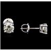Image 2 : 1.14 ctw Diamond Stud Earrings - 14KT White Gold