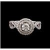 Image 2 : 1.16 ctw Diamond Ring - 14KT White Gold