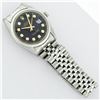Image 6 : Rolex Mens Stainless Steel 36MM Black Diamond Datejust Wristwatch With Rolex Box