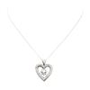 Image 2 : 1.23 ctw Diamond Pendant And Chain - 14KT White Gold