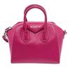 Image 2 : Givenchy Pink Grained Leather Mini Antigona Satchel Shoulder Bag