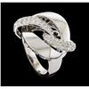 Image 4 : 0.51 ctw Diamond Ring - 14KT White Gold