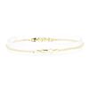 Image 2 : 0.01 ctw Diamond "Mom" Motif Bracelet - 10KT Yellow Gold