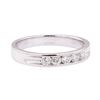 Image 1 : 0.40 ctw Diamond Ring - 14KT White Gold