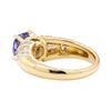 Image 3 : 2.15 ctw Blue Sapphire And Diamond Ring - 18KT Yellow Gold