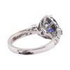 Image 3 : 2.40 ctw Sapphire and Diamond Ring - 18KT White Gold