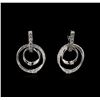 Image 1 : 1.46 ctw Diamond Earrings - 14KT White Gold