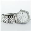 Image 4 : Rolex Mens Stainless Steel Mother Of Pearl Diamond 36MM Datejust Wristwatch With