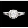 Image 2 : 0.93 ctw Diamond Ring - 14KT White Gold