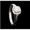 Image 4 : 0.93 ctw Diamond Ring - 14KT White Gold