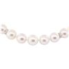 Image 2 : 0.74 ctw Diamond and South Sea Pearl Necklace - 14KT White Gold