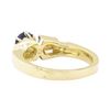 Image 3 : 1.40 ctw Blue Sapphire And Diamond Ring - 14KT Yellow Gold