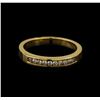Image 2 : 0.18 ctw Diamond Band Ring - 14KT Yellow Gold