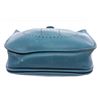Image 4 : Hermes Blue Jean Clemence Leather Evelyne III GM Bag