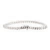 Image 2 : 2.05 ctw Diamond S Style Tennis Bracelet" - 14KT White Gold"