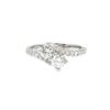 Image 1 : 0.88 ctw Diamond Ring - 14KT White Gold