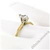 Image 7 : 18kt Yellow and White Gold 0.38 ctw Marquise Cut Diamond Solitaire Engagement Ri