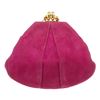 Image 2 : Chanel Vintage Purple Suede Frame Bag