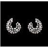 Image 1 : 3.00 ctw Diamond Earrings - 14KT White Gold