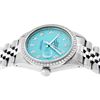 Image 3 : Rolex Mens Stainless Steel Blue Diamond 36MM Datejust Wristwatch