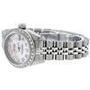Image 5 : Rolex Ladies Stainless Steel Pink MOP Diamond 26MM Datejust Wristwatch
