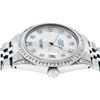 Image 3 : Rolex Mens Stainless Steel MOP Diamond Lugs 36MM Datejust Wristwatch